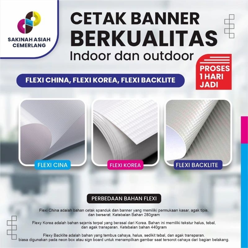 

CETAK BANER/SPANDUK/BALIHO EXPRESS