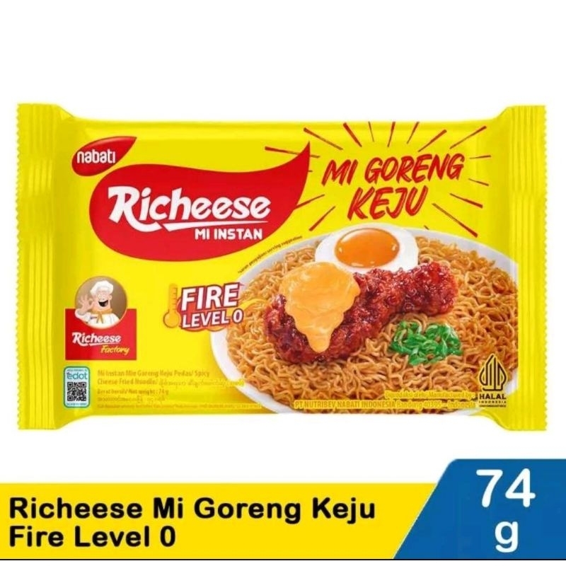 

richeese mie goreng keju fire level 0