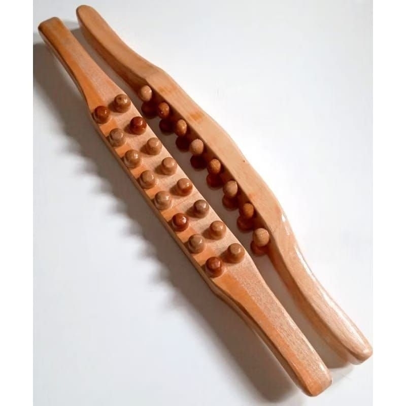 Tongkat Gua Sha Kayu Untuk Pijat Punggung Kayu Pijat Punggung Kayu Pijat Paha Kayu Pijat Leher Kayu 