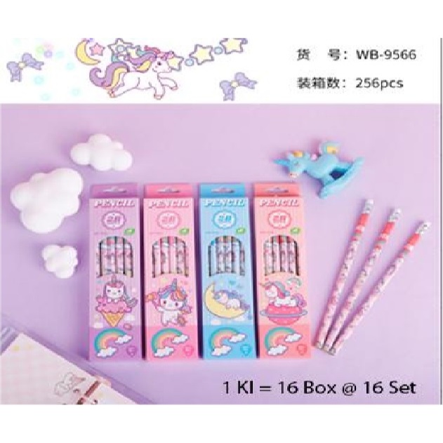 

WEIBO PENCIL SET - PENCIL KAYU 2B LUCU