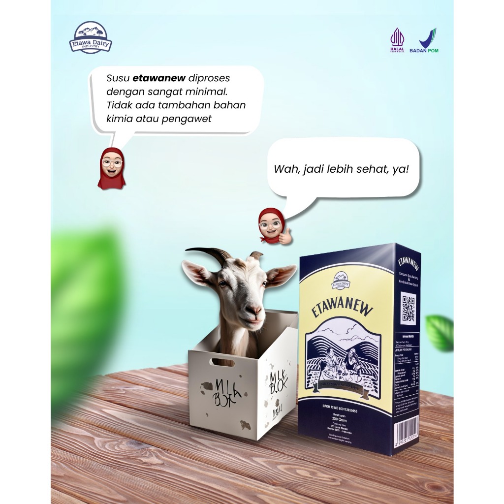 

Etawanew Platinum 200 gr - Susu Kambing Murni untuk Kesehatan Optimal