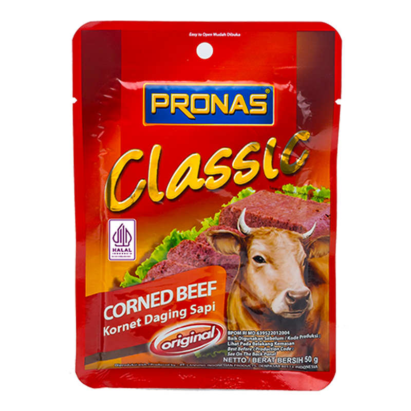 

Pronas Kornet Daging Klasik 50 g