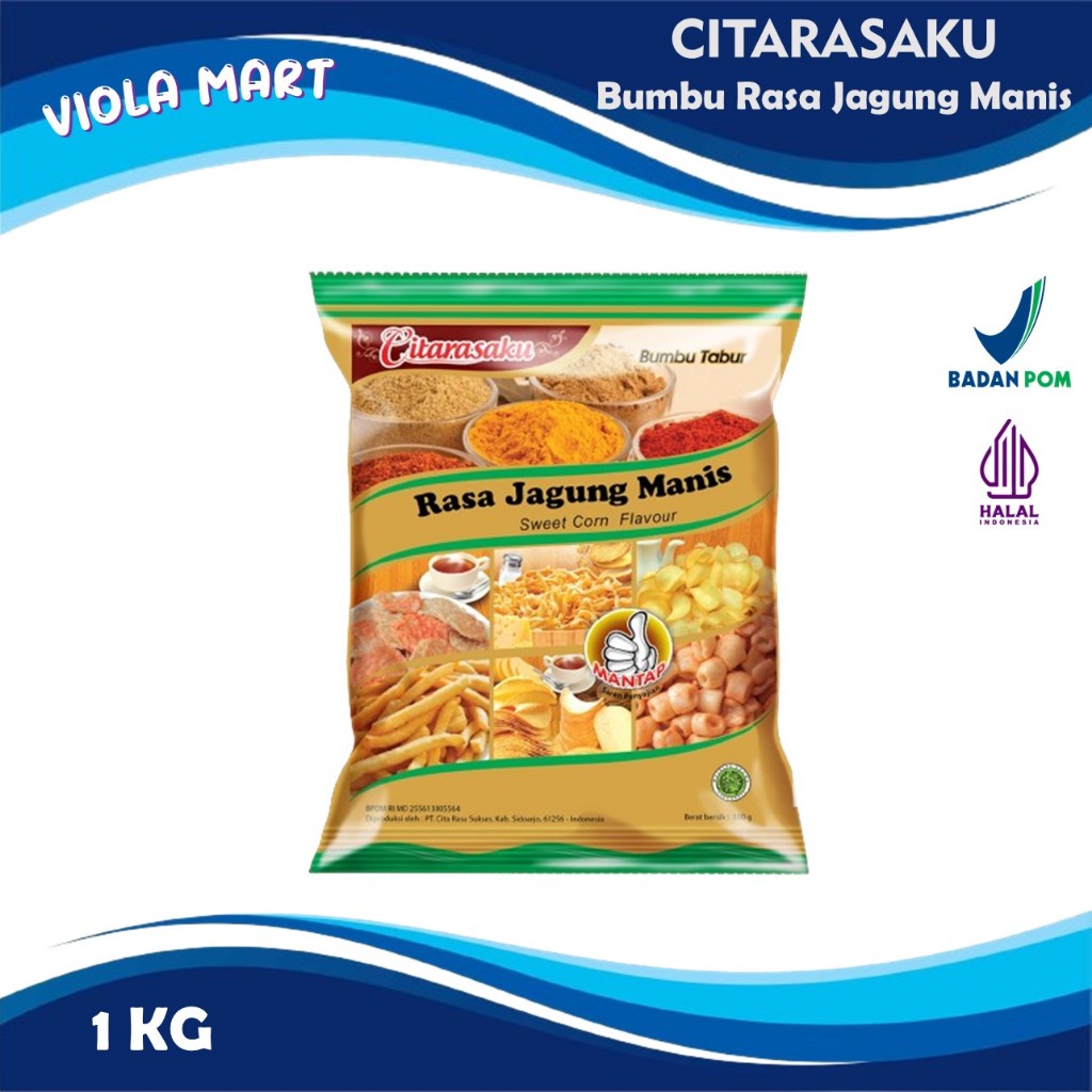 

Bumbu Tabur Praktis CITARASAKU (1 KG) / Rasa Jagung Manis