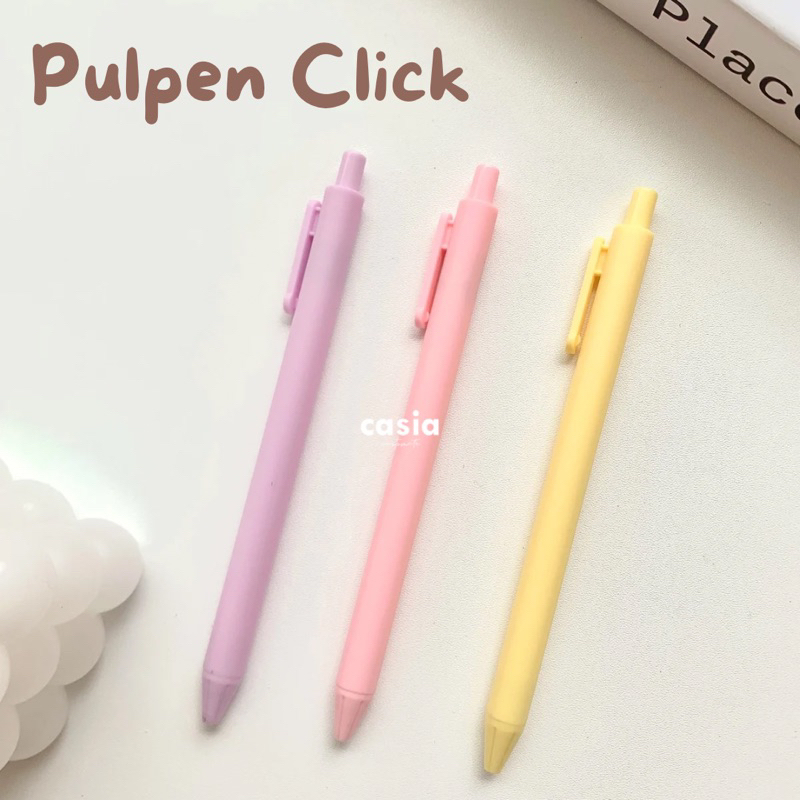 

Pulpen Click - Pastel - Pulpen Aesthetic - Pulpen Pastel - Pulpen Lucu - Aksesoris Lucu