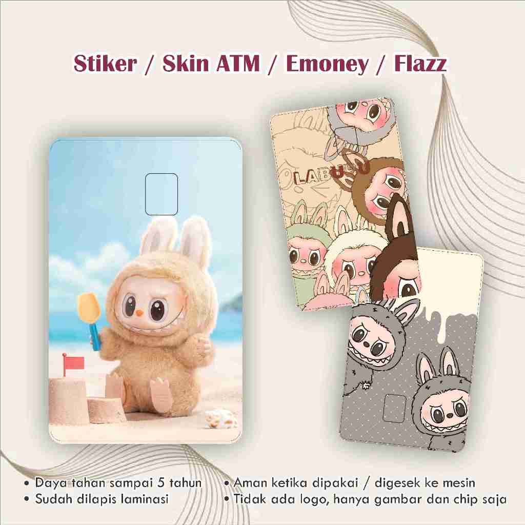 

Stiker ATM Labubu / Garskin / Skin Kartu ATM / Emoney / Flazz