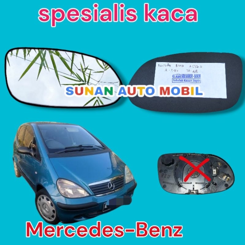 kaca spion Mercedes-Benz mercy w168 w208 a140 a160 a190 kaca refill cembung tanpa frame