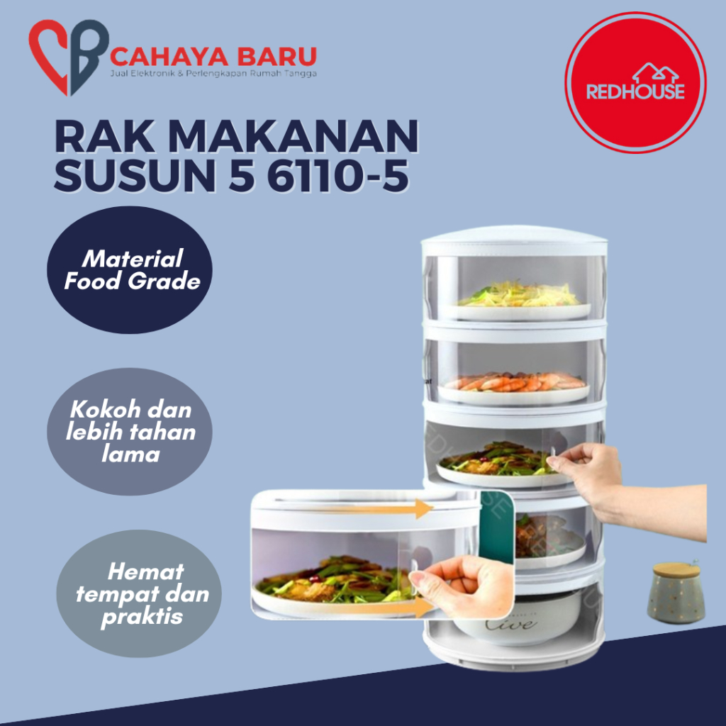 RAK MAKANAN SUSUN 5 6110-5