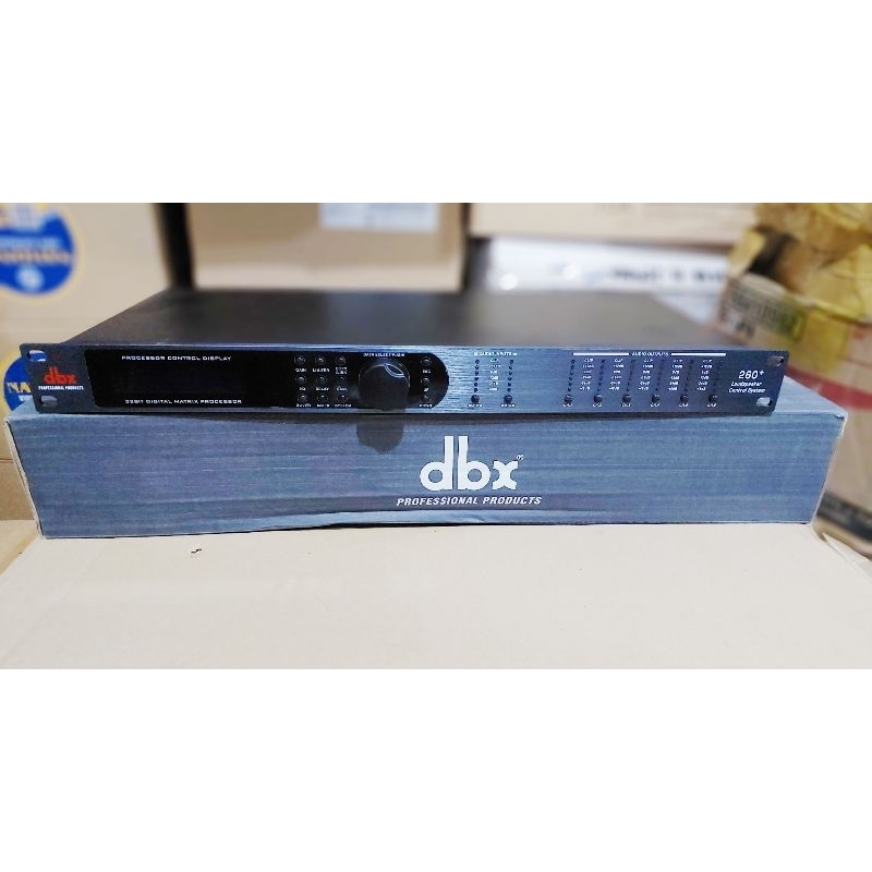 DBX driverack 260. Menagement Dlms speaker dbx 260+