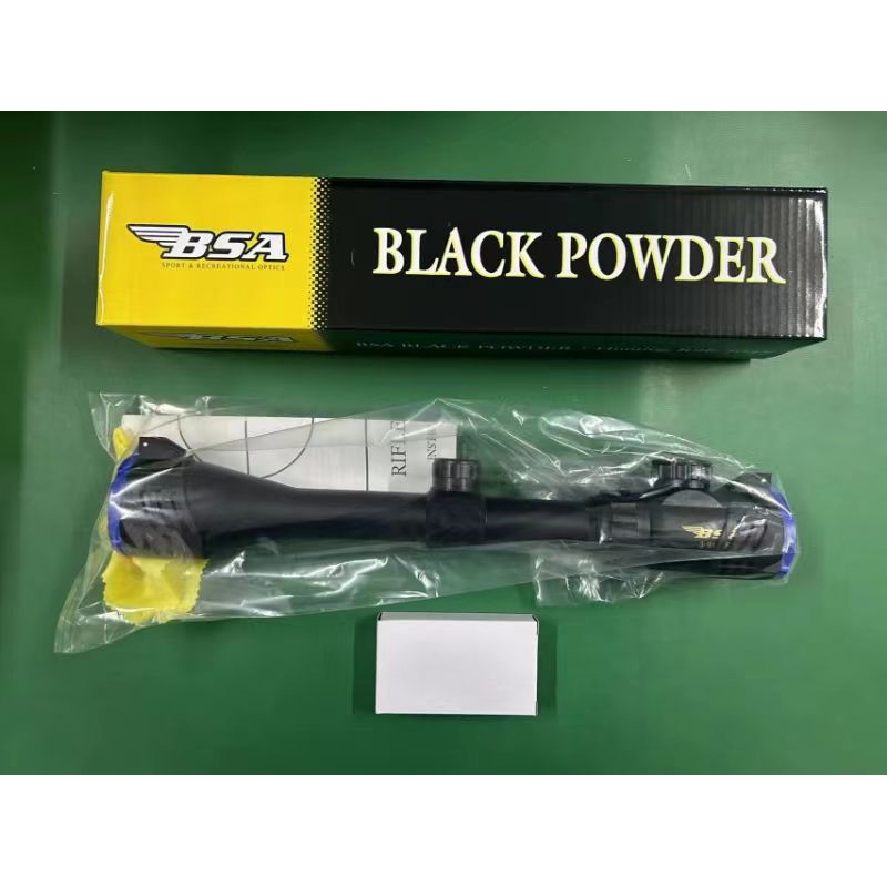 telescope/teleskop bsa & bu shnel 3-9x40eg flip biru reticle hk