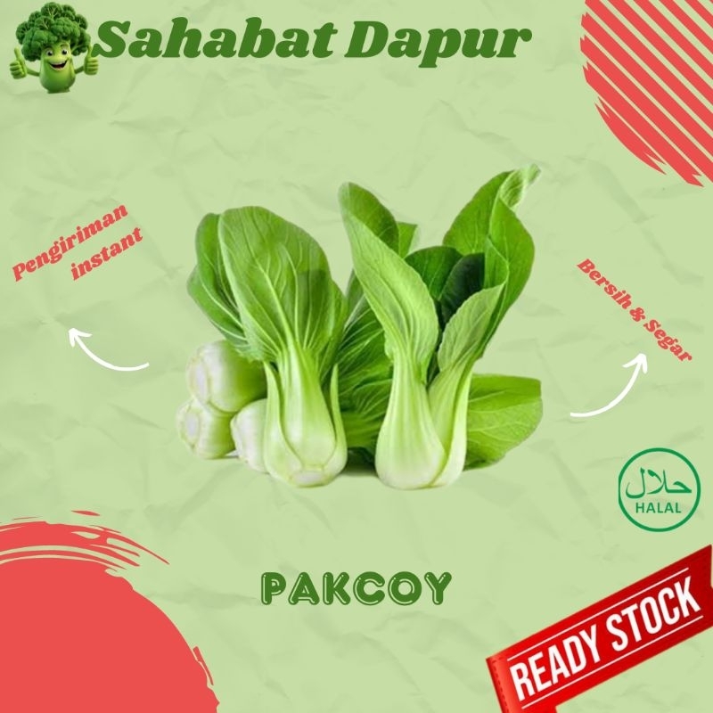 

Sawi Pakcoy / Sawi sendok - sayuran segar -Sahabat Dapur Delivery