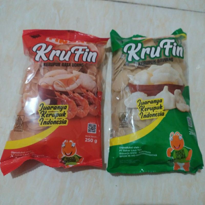 

KruFin 250g (kecil), kerupuk Finna