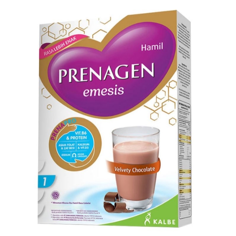 PRENAGEN Emesis Susu Hamil Velvety Chocolate