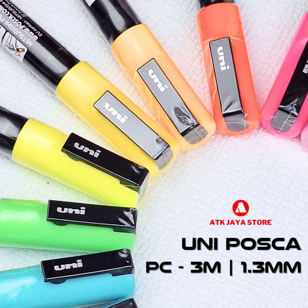 

UNI POSCA PC3M / Paint Marker Fine Tip Point / Spidol Warna warni