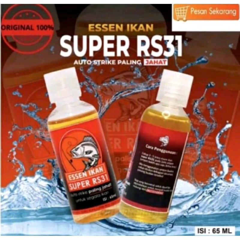 Essen Ikan SUPER RS31 ORIGINAL 100% - Super Gacor Aroma Kuat No 1