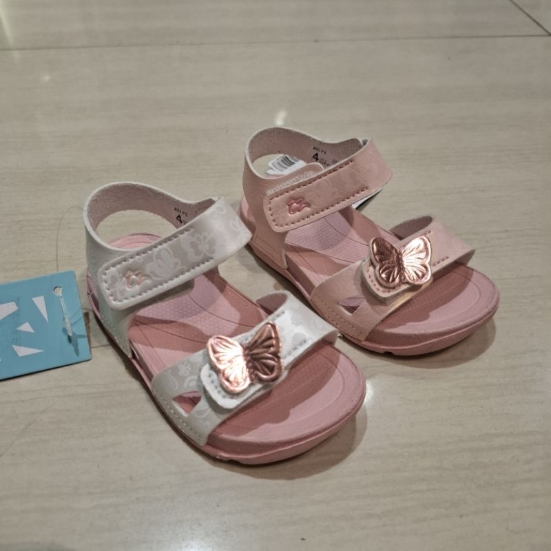 sepatu sandal anak perempuan toezone size 4-7(20-24)