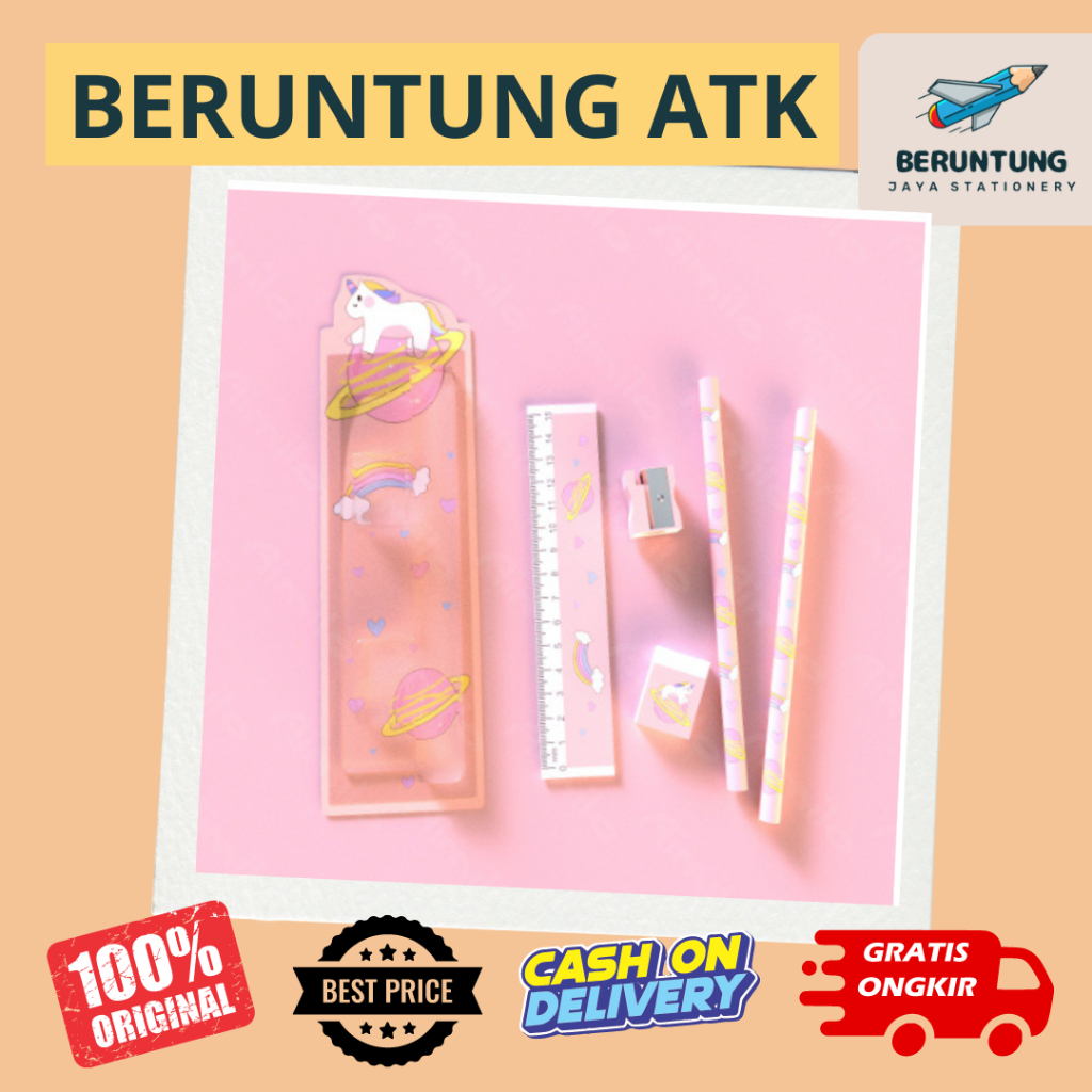 

Pensil Set Alat Tulis Lucu