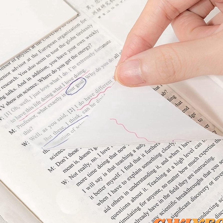 

BIG DISCOUNT Sticky Note Transparan Tahan Air Untuk Kantor Sekolah Kuliah 5 Lbr