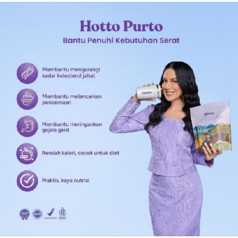 

GARANSI 100% ORIGINAL HOTTO PURTO MULTIGRAIN 1 POUCH ISI 16 SACHET. EXP 2026