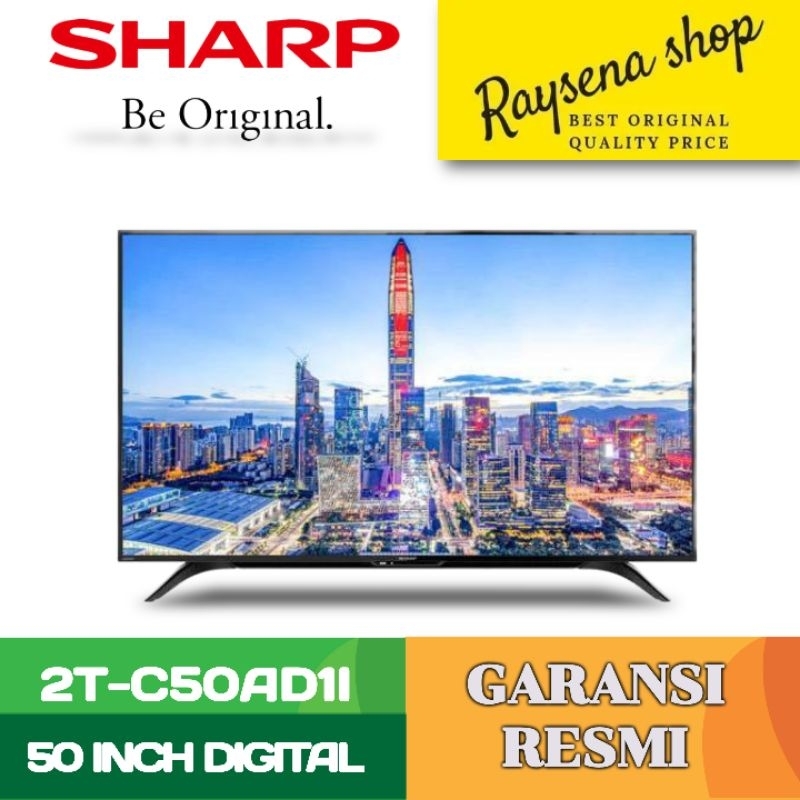 SHARP 2T-C50AD1i LED TV 50 INCH DIGITAL 2TC50AD1i 50AD1i 50AD Full HD