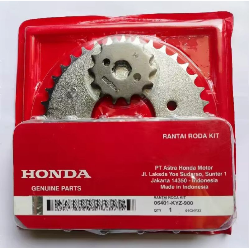 Gear Set Supra X 125 Helm In Injeksi Honda KYZ