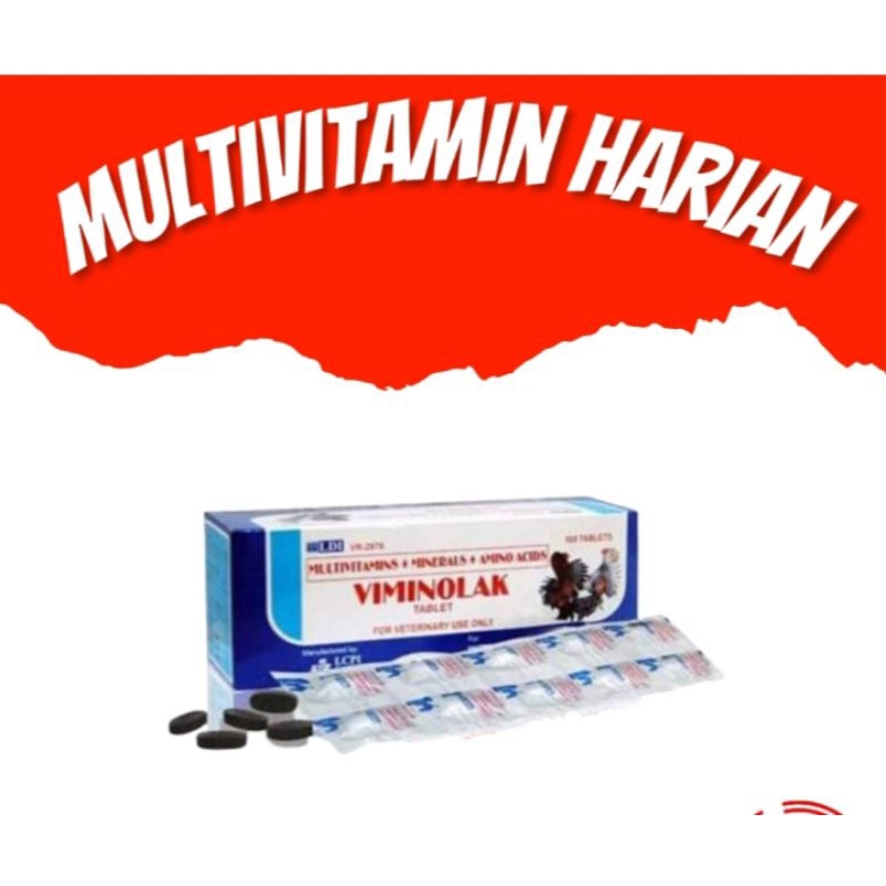 Viminolak Multivitamins Minerals Import Ayam Piliphins