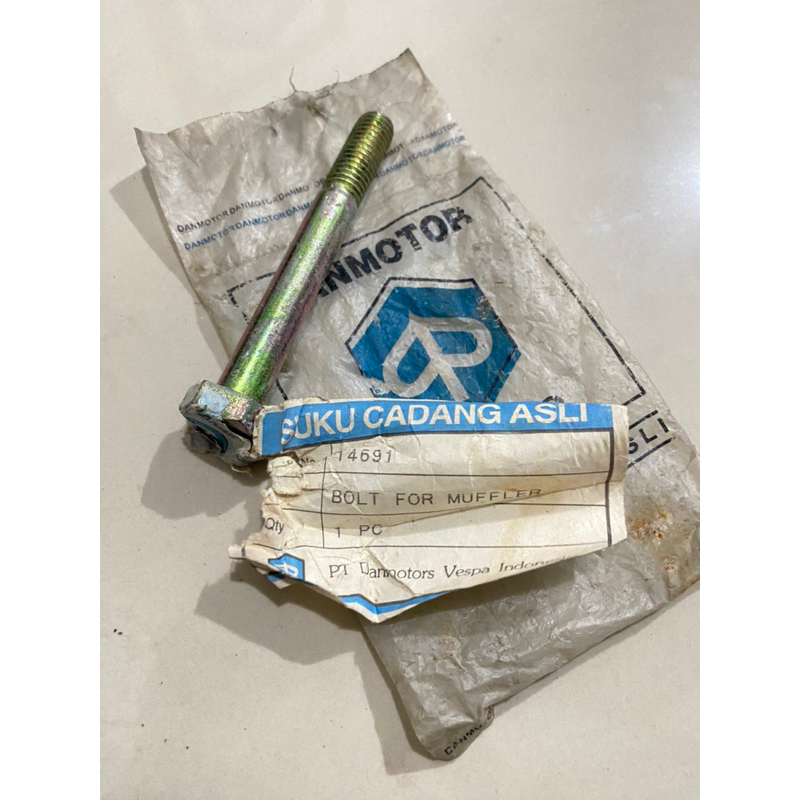 baut knalpot vespa original nos danmotor