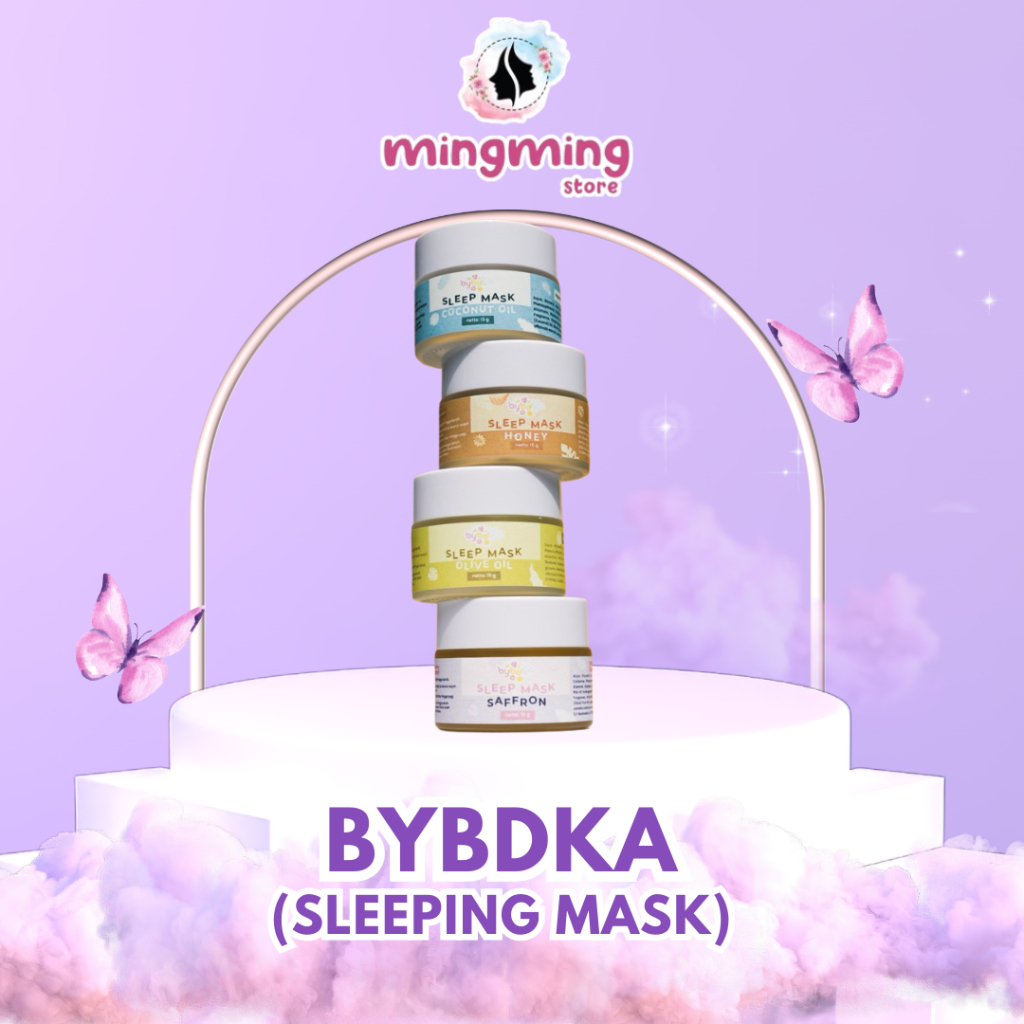 BPOM BYBDKA SLEEPING MASK BYBDKA.ID FACEMIST BYBDKA.ID SLEEPING MASK SAFFRON