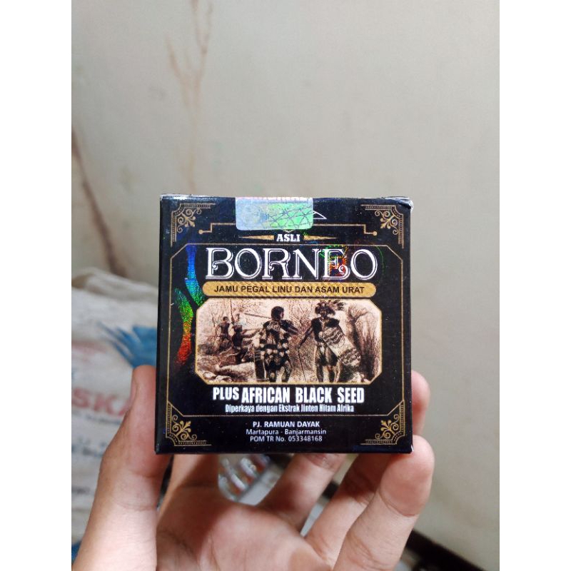 Borneo Kapsul Asam Urat Pegel Linu