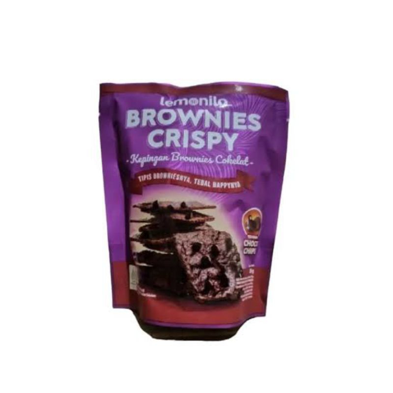 

Brownies Crispy Lemonilo ChocoChips & Keju 35 Gram