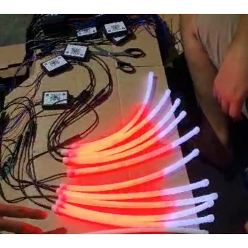 grosir lampu alis rgb bluetooth matrix dmx