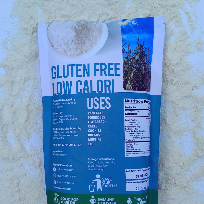 

RB Tepung Sorgum Gluten Free Timurasa Pemium 500gr