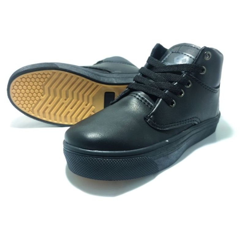 sepatu hitam polos anak laki - laki sepatu sekolah laki - laki 30 - 41