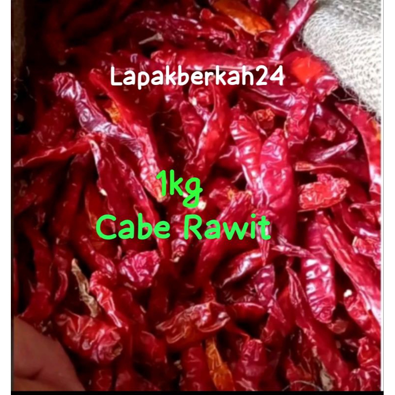 

MURAH ( 1KG ) CABE RAWIT TEJA/CAPLAK KERING TQNPA TANGKAI