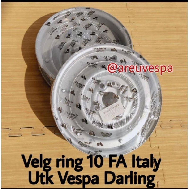 Velg FA Italy ring 10 warna abu utk Vespa darling