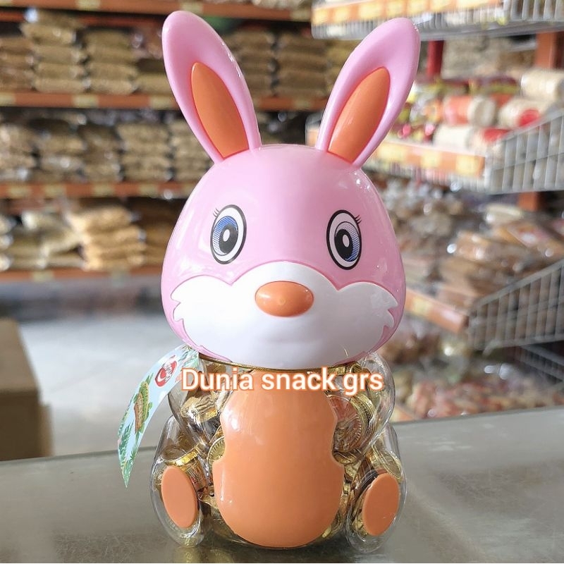 

Cokelat Koin Naraya 1 Toples 240gr / Coklat Dolar Karakter Animal Lucu