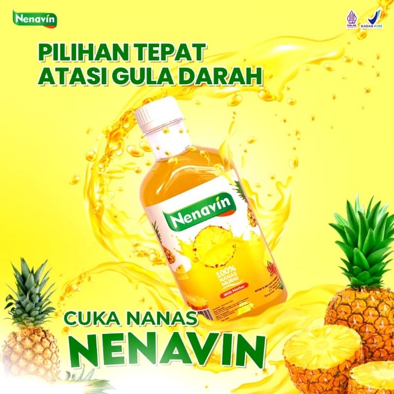 

Cuka Nanas Asli Turunkan Kadar Gula Darah 100% / Bisa COD