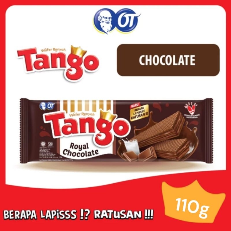 

Grosir Wafer Tango Coklat 110g / Tango royal Chocolate 110 gr