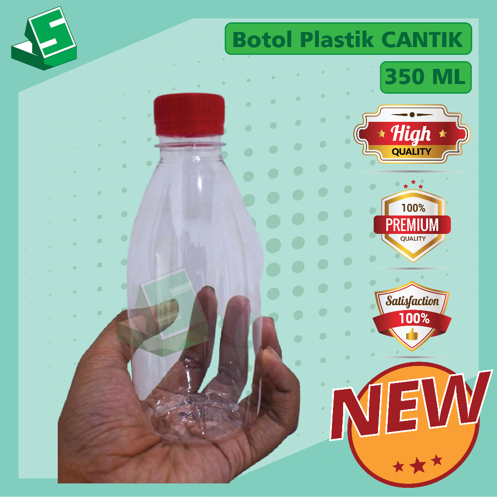 Botol Minum susu 350 Ml / Botol Plastik / Botol kemasan 350 ml / Botol Minum Susu Fermentasi / UMKM