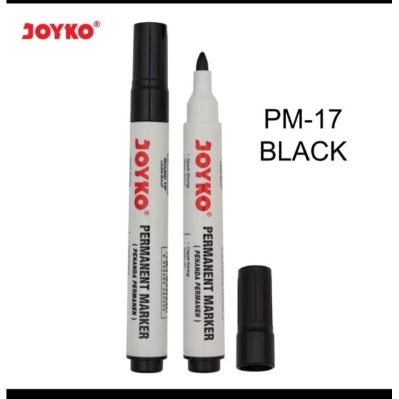 

spidol permanen joyko permanent maker pm-17 spidol hitam permanen