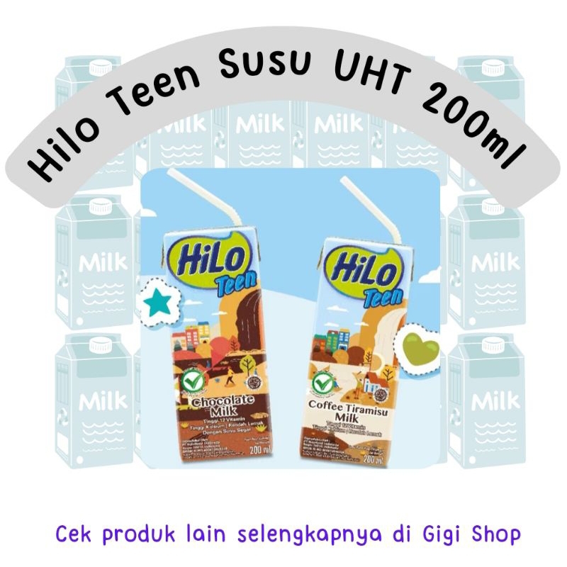 

Hilo Teen Susu UHT 200 ml - Chocolate Coffee Tiramisu