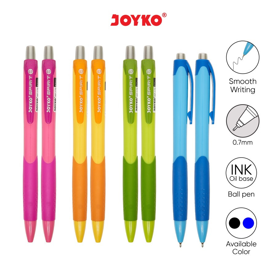 

Ball Pen / Pulpen / Pena Joyko BP-179 / Spirit / 0.7 mm