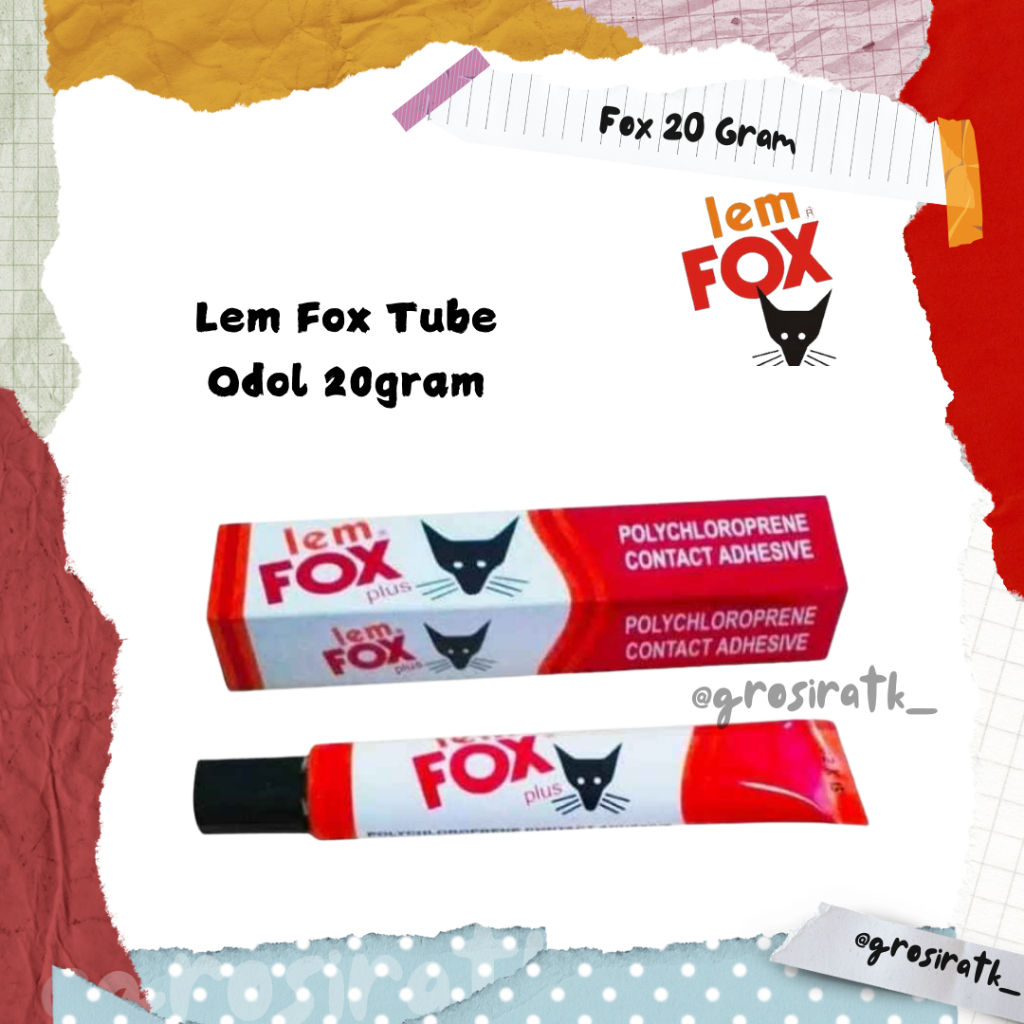

Fox Plus Tube Lem 20 Gr Original Limited Stok
