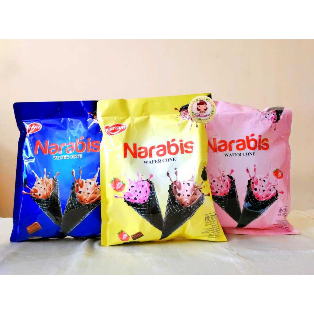 

.Snack Import I Narabis Wafer Cone Cream 220 gr (scp)