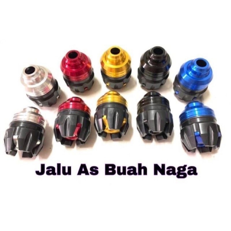 Jalu As Roda CNC Universal Semua Motor Bisa Pakai - Jalu As Roda Variasi, Merah,Biru,Silver,Gold,Hit