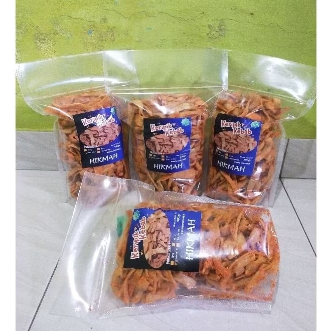 

Keripik kebab aneka rasa renyah dan gurih berat 500gram