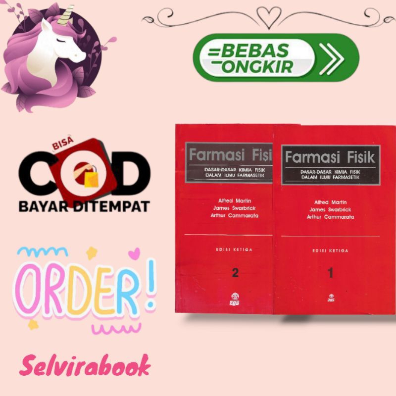 Buku Paket Farmasi Fisik Dasar Dasar Kimia Fisik Dalam Ilmu Farmasetik By Alfred Martin