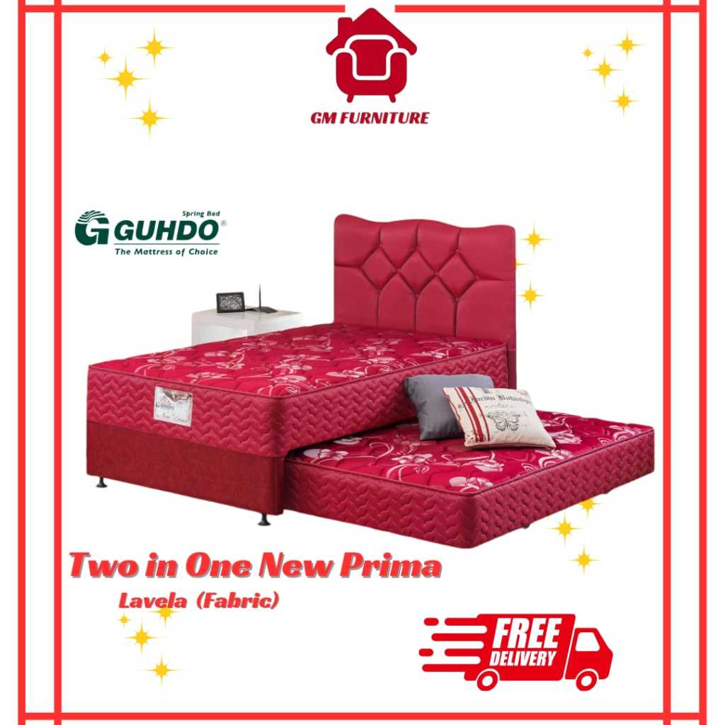 Guhdo Spring Bed New Prima 2 in 1  -  Lavela Full Set