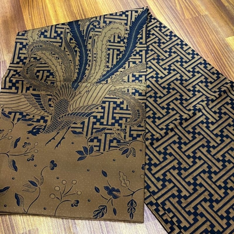 Kain Batik Jarik Wanita Cap Motif Merak Anyam Alam Jogja Solo Katun Halus Premium