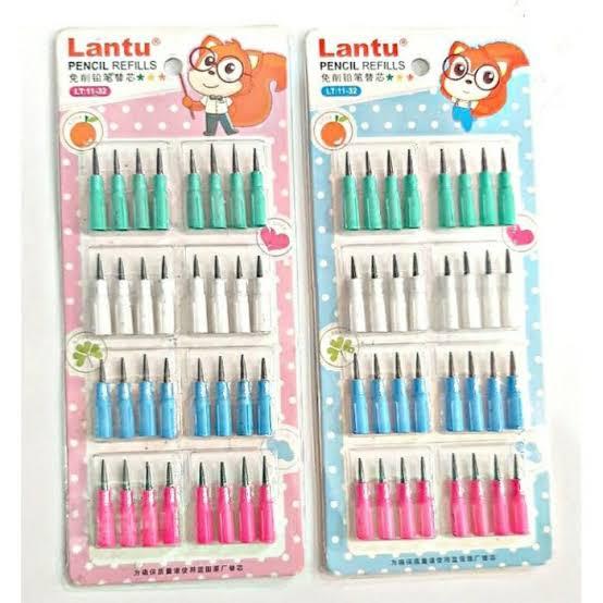 

1 Lempeng/ 32 Pcs / Refill Pensil Bensia/ Isi Ulang Pensil Sambung Tusuk Lantu Bensia
