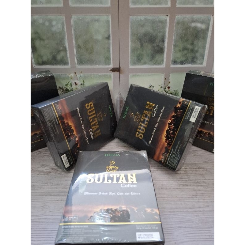 

SULTAN COFFEE 1 Bok 10 sachet,BPOM MUI HALAL